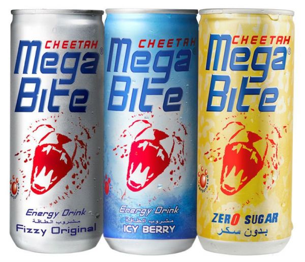 Mega Bite Energy Drink - Fizzy Original, Icy Berry, 0 Sugar